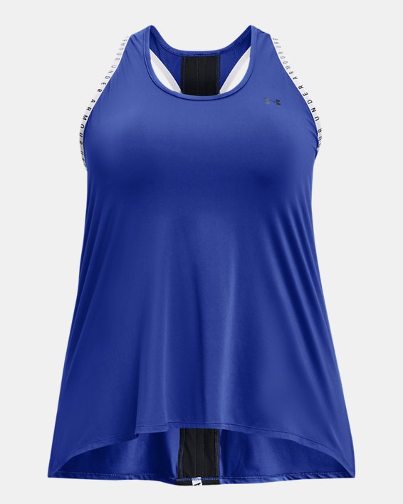 Camiseta sin mangas UA Knockout para mujer, Blue, pdpMainDesktop image number 4